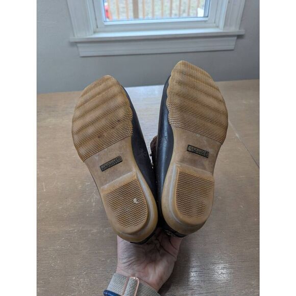 Sperry Saltwater Duck Boots women's size 7‎ brown rubber insulated fishermancore - Picture 8 of 8